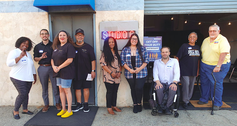 Local business owners attending Get Off Your Butt and Network in Palmdale